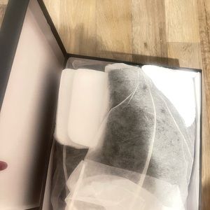 Brand new black size 12 women wedge heel boots